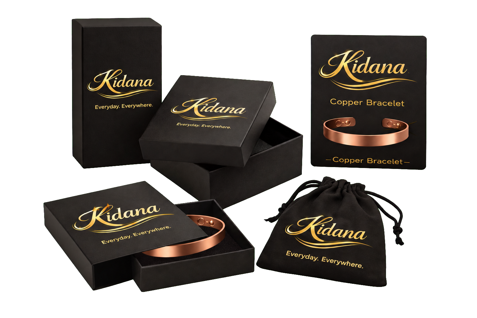 Empaques de pulseras Kidana