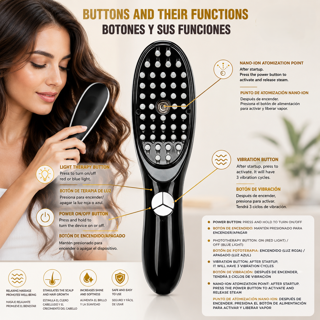 Kidana LED brush