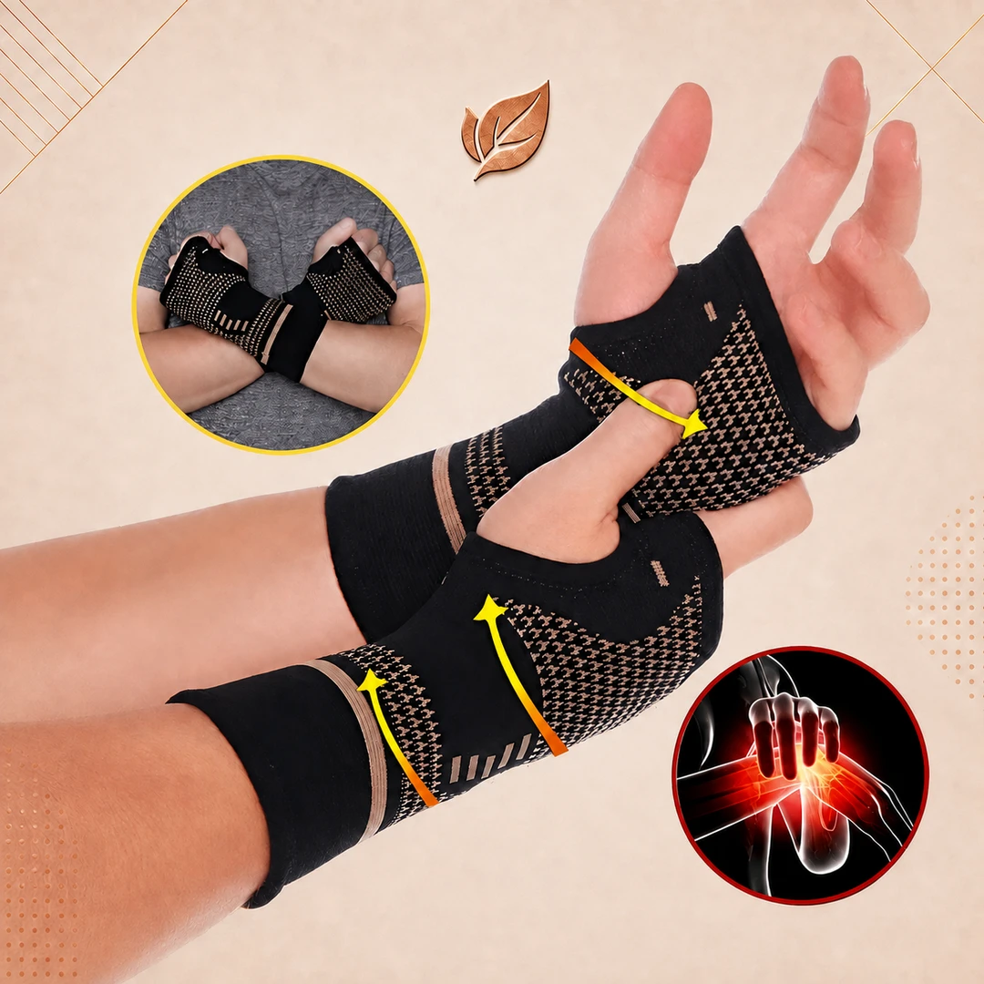 Gloves and wrist supports