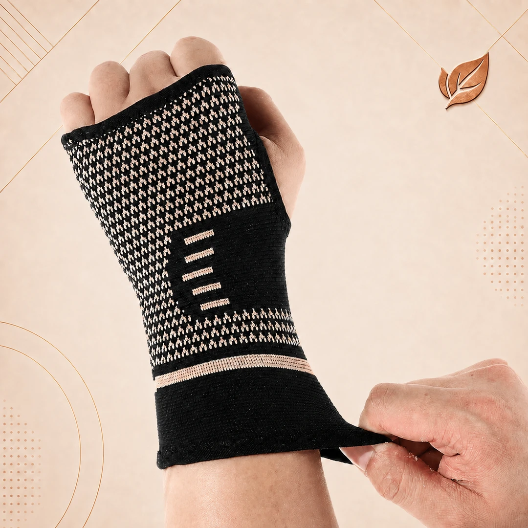 Gloves and wrist supports
